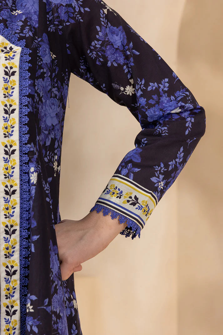 Zellbury 0596 2pc Printed Lawn Shirt with Printed Cambric Trouser
