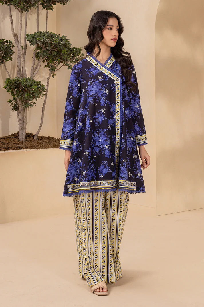 Zellbury 0596 2pc Printed Lawn Shirt with Printed Cambric Trouser