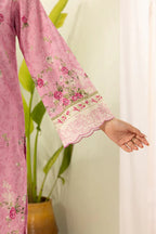 Zellbury 0630 3Pc Printed Dobby Lawn Shirt with Printed Lawn Dupatta
