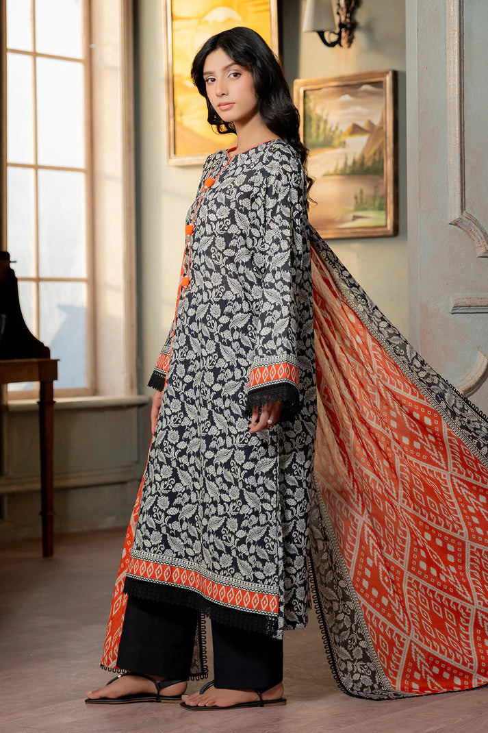 Zellbury 0661 2pc Printed Lawn Shirt & Dupatta