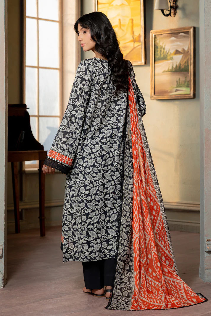 Zellbury 0661 2pc Printed Lawn Shirt & Dupatta
