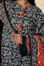 Zellbury 0661 2pc Printed Lawn Shirt & Dupatta
