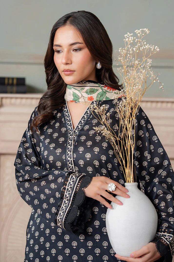 Zellbury 0731 2pc Printed Lawn Shirt & Dupatta