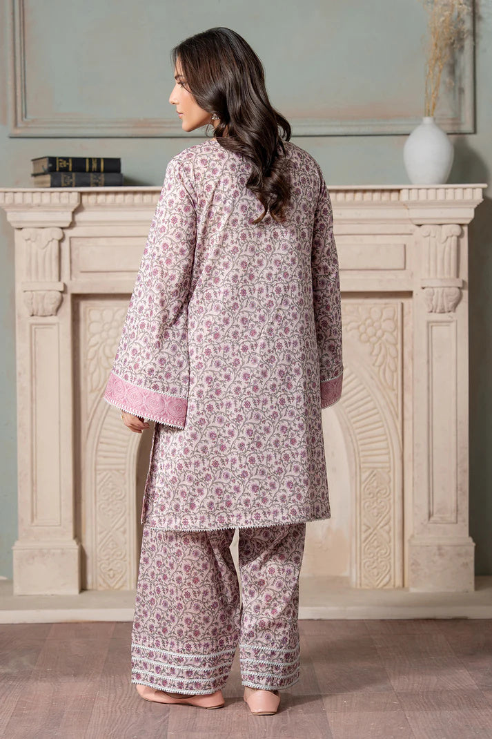 Zellbury 0735 2pc Printed Lawn Shirt with Printed Cambric Trouser