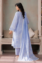 Zellbury 0765 3Pc Paste Print Lawn Shirt & Dupatta