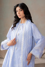 Zellbury 0765 3Pc Paste Print Lawn Shirt & Dupatta