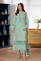 Johra Zoraline Js-494 Chikankari Lawn with Printed Chiffon Dupatta