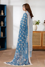 Johra Zoraline Js-496 Chikankari Lawn with Printed Chiffon Dupatta