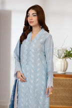 Johra Zoraline Js-496 Chikankari Lawn with Printed Chiffon Dupatta