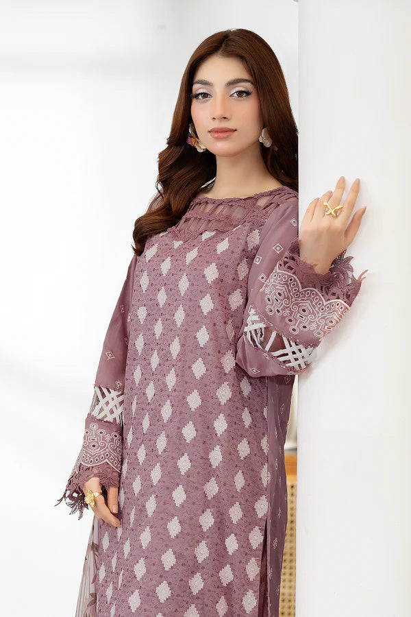 Johra Zoraline Js-497 Chikankari Lawn with Printed Chiffon Dupatta
