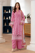 Johra Zoraline Js-500 Chikankari Lawn with Printed Chiffon Dupatta