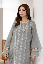 Johra Zoraline Js-501 Chikankari Lawn with Printed Chiffon Dupatta