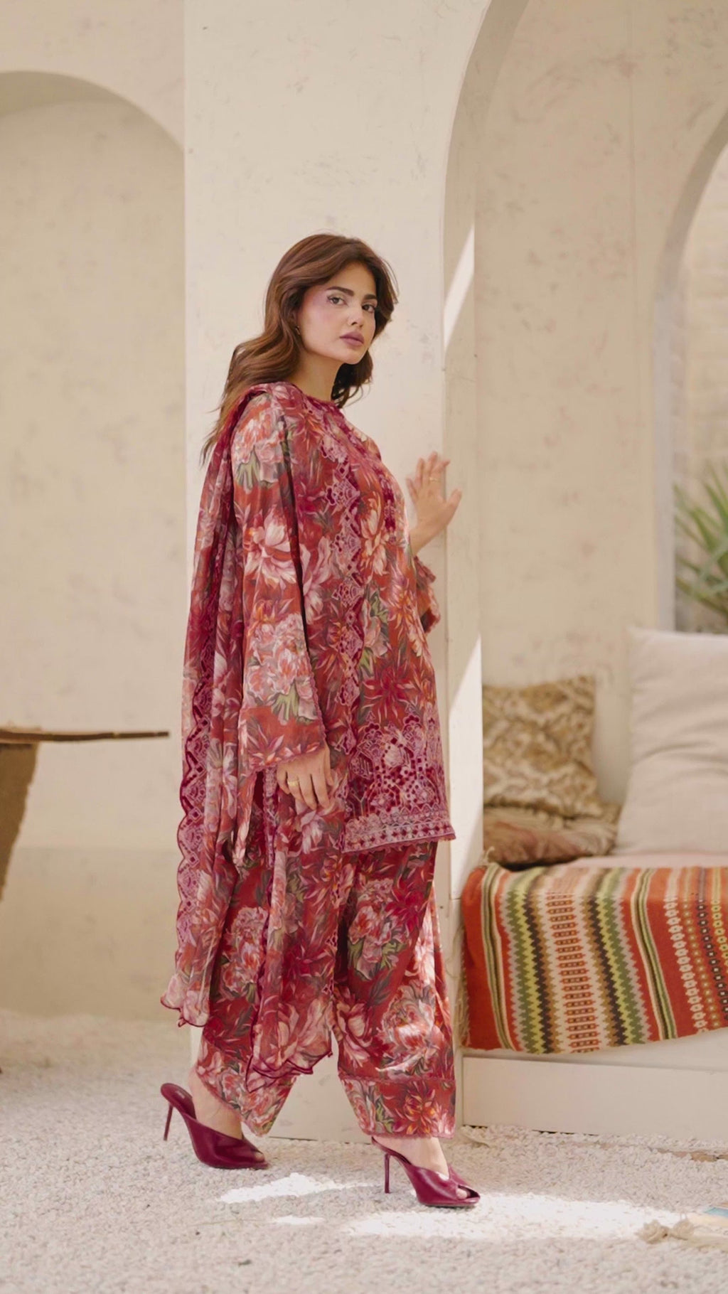 NOA by Brenish 07 3pc Digital Printed and Embroidered Lawn Suit