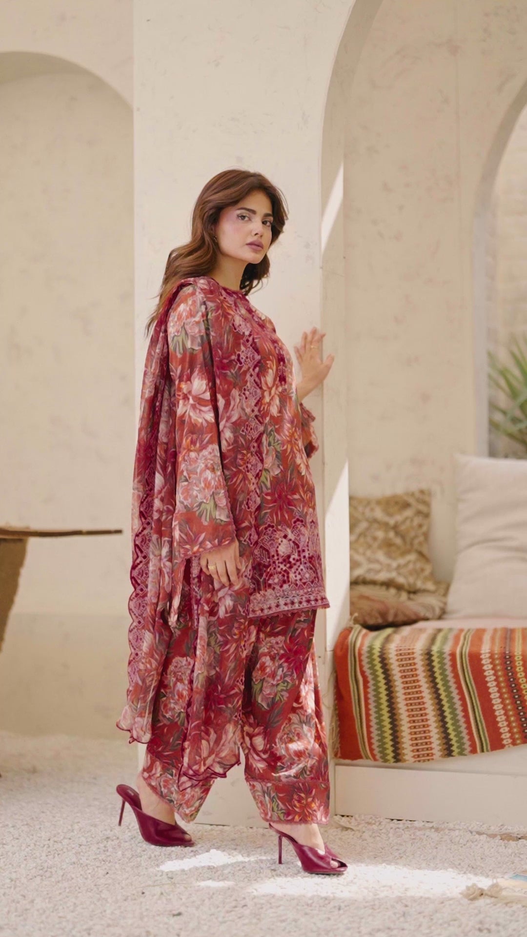 NOA by Brenish 07 3pc Digital Printed and Embroidered Lawn Suit
