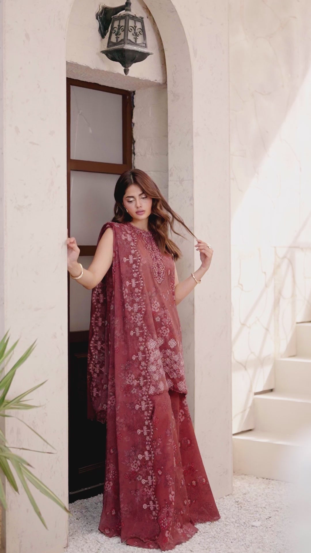 NOA by Brenish 3pc Digital Printed and Embroidered Lawn Suit