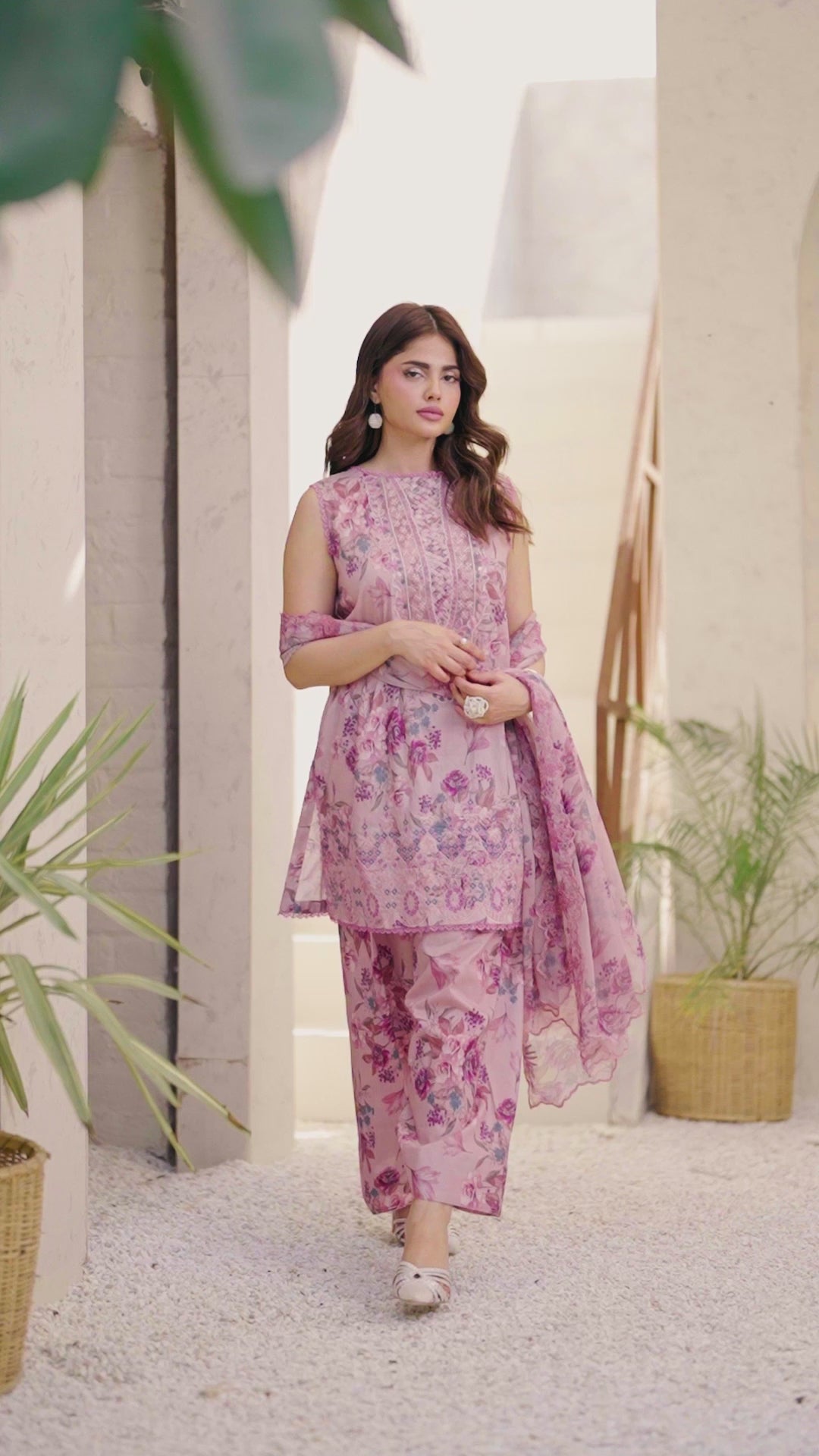 NOA by Brenish 11 3pc Digital Printed and Embroidered Lawn Suit